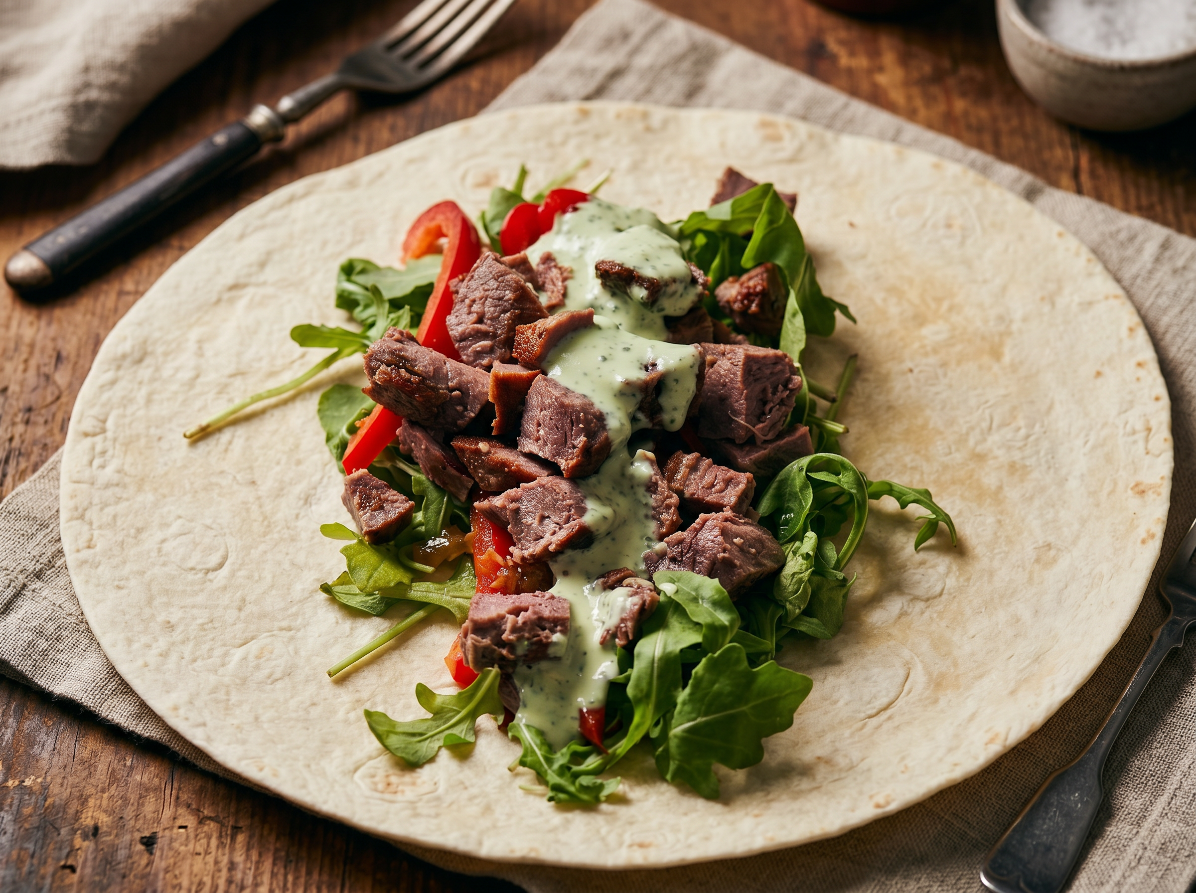 Steak & Arugula Protein Wrap