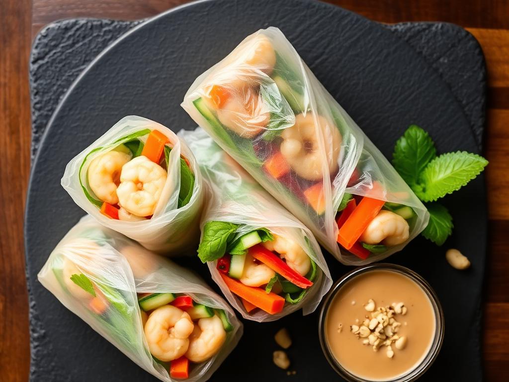 Thai Fresh Spring Rolls