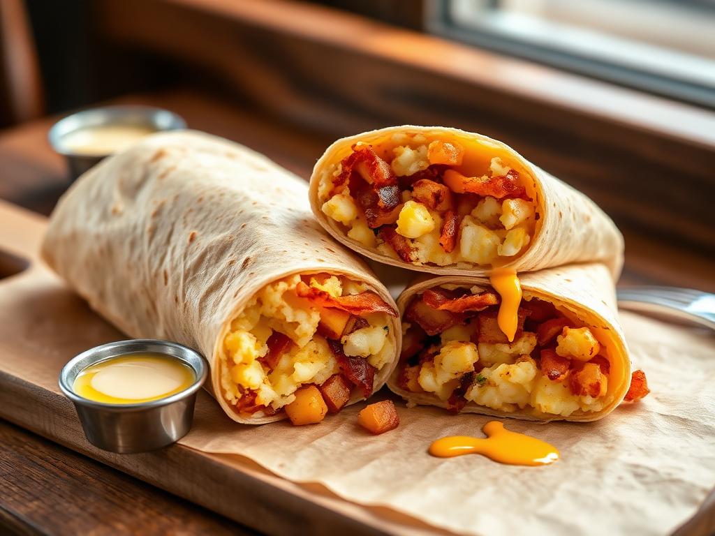 The Loaded Canadian Breakfast Burrito