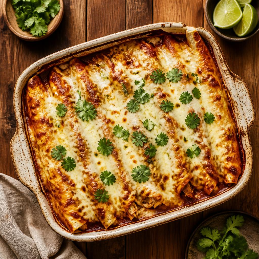 Chicken Enchiladas Mozzarella
