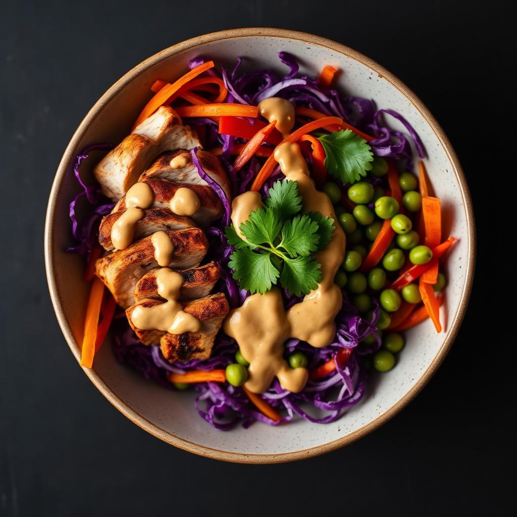 Asian Chicken Salad Bowl