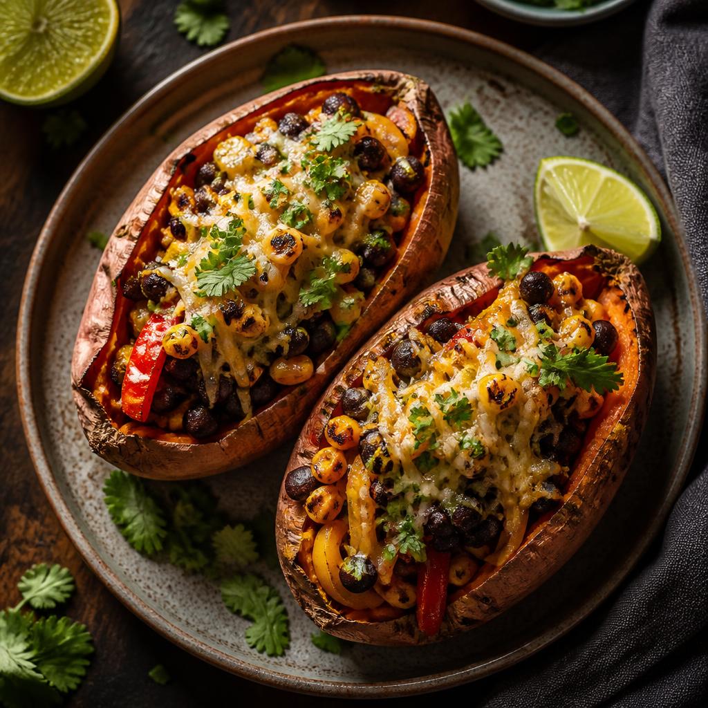 Loaded Sweet Potato — Ground Beef